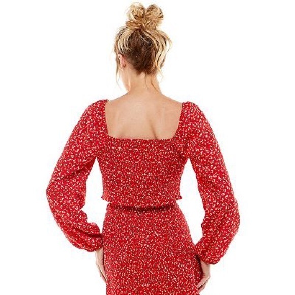 NWOT Lily Rose Long Sleeve Molded Cup‎ Top & Skirt Long Sleeve Women’s Size XS - Picture 3 of 10